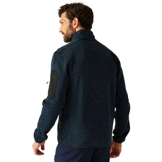 Regatta Heren Newhill Marl Full Zip Fleecejack (Maanlicht Denim) - Image 4