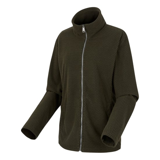 Regatta Dames Heidy Volledige Rits Fleece (Donkergroen) - Image 3