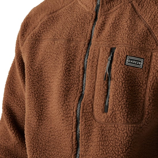 Dare 2B Heren Camber gerecycled polyester fleece (Donkerbruin) - Image 3