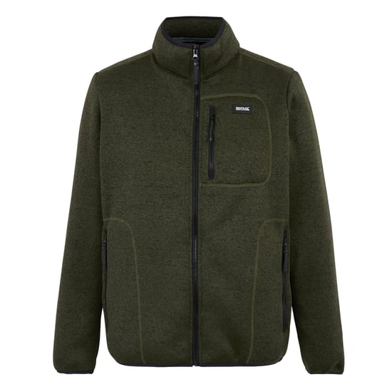 Regatta Heren Barlee Marl Full Zip Fleecejack (Donkere Khaki) - Image 1