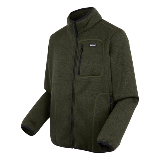 Regatta Heren Barlee Marl Full Zip Fleecejack (Donkere Khaki) - Image 3