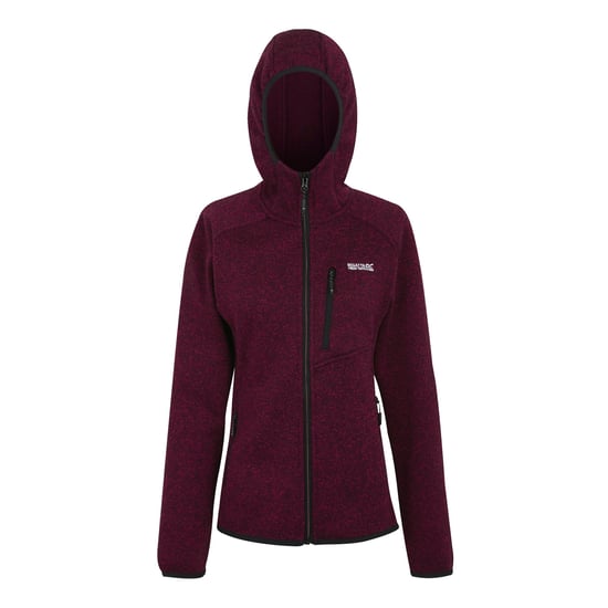 Regatta Dames Newhill Gewatteerde Fleece Jas met Kap (Donker Pimento) - Image 1