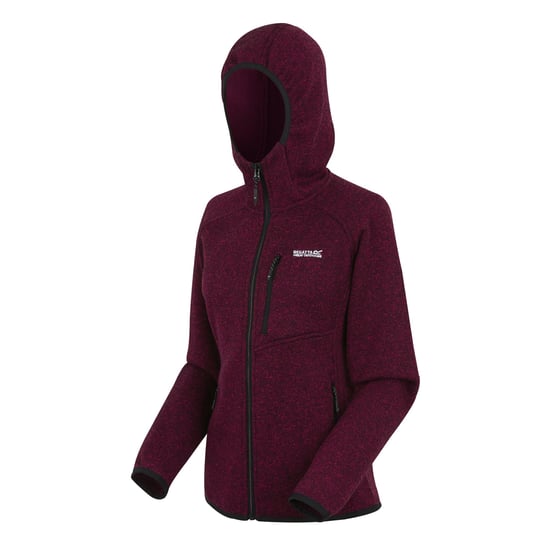 Regatta Dames Newhill Gewatteerde Fleece Jas met Kap (Donker Pimento) - Image 3