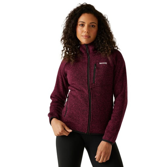 Regatta Dames Newhill Gewatteerde Fleece Jas met Kap (Donker Pimento) - Image 4