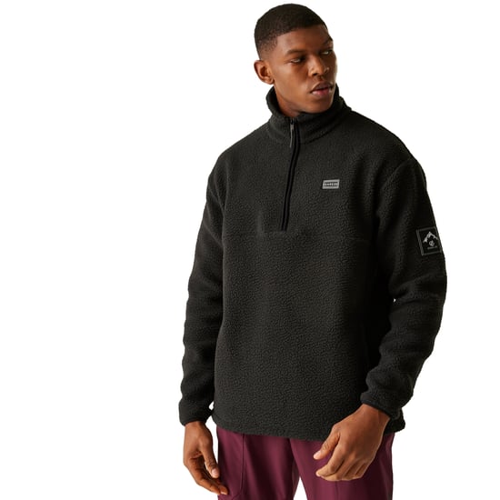 Dare 2B Heren Twin Tip Half Zip Fleecejack (Zwart) - Image 4