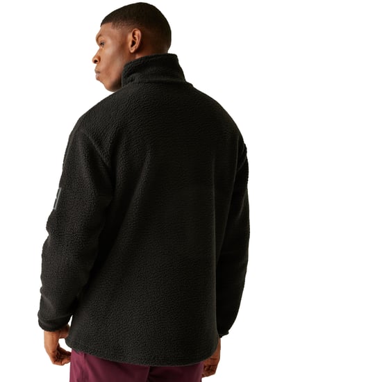 Dare 2B Heren Twin Tip Half Zip Fleecejack (Zwart) - Image 5
