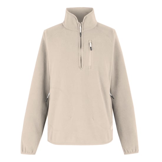Regatta Dames/Dames Frankie Quarter Zip Fleece Top (Lichte vanille) - Image 1