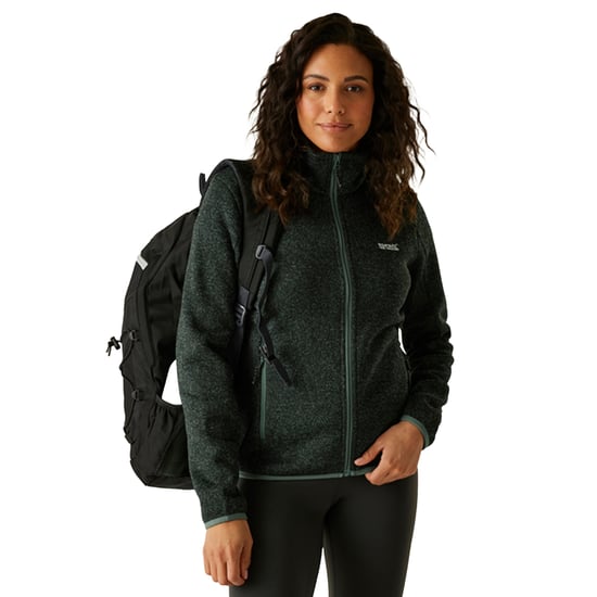 Regatta Dames/Dames Newhill Full Zip Fleecejack (Sparrengroen) - Image 4
