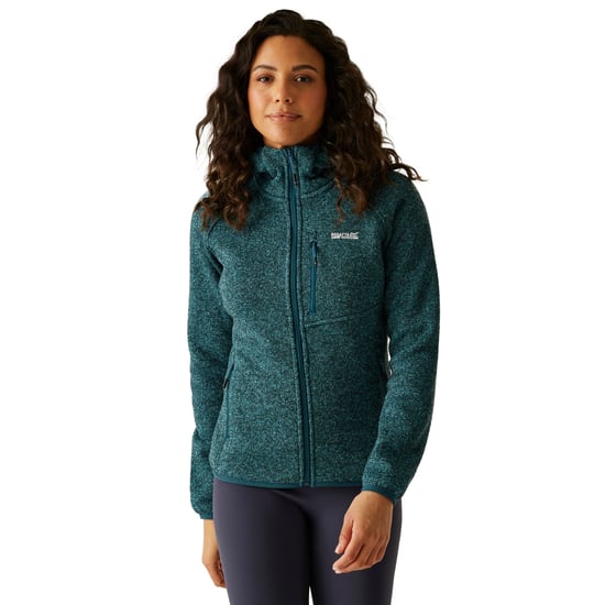 Regatta Dames Newhill Hooded Fleece Jacke (Stormblauw) - Image 4
