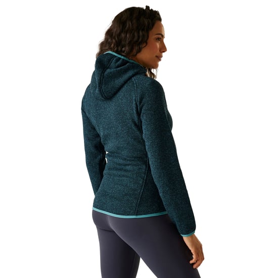 Regatta Dames Newhill Hooded Fleece Jacke (Stormblauw) - Image 5