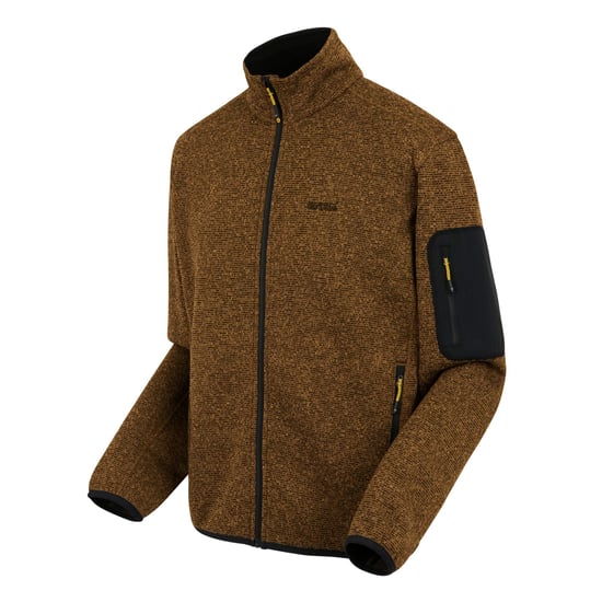 Regatta Heren Newhill Marl Full Zip Fleecejack (Moer Bruin) - Image 3