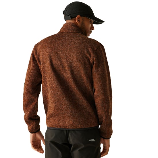 Regatta Heren Newhill Marl Full Zip Fleecejack (Moer Bruin) - Image 4