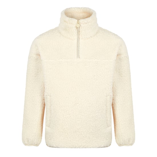 Regatta Kinder/Kids Kaliza Half Rits Fleece Top (Lichte vanille) - Image 1