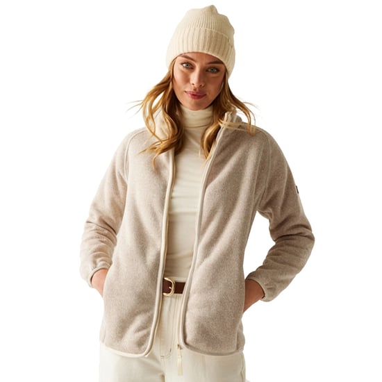 Regatta Dames/Dames Mellrey Full Zip Fleece (Lichte vanille) - Image 4