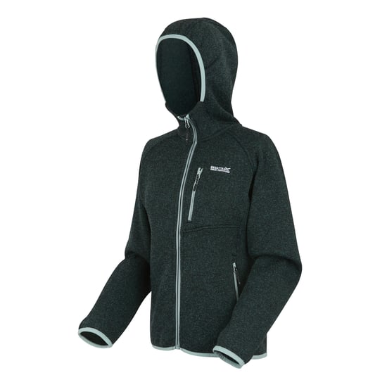 Regatta Dames Newhill Hooded Fleece Jacke (Spruce Green) - Image 3