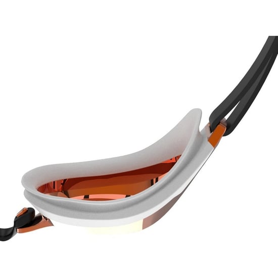 Speedo Unisex Fastskin Speedsocket 2 zwembril voor volwassenen (Wit/zilver) - Image 2
