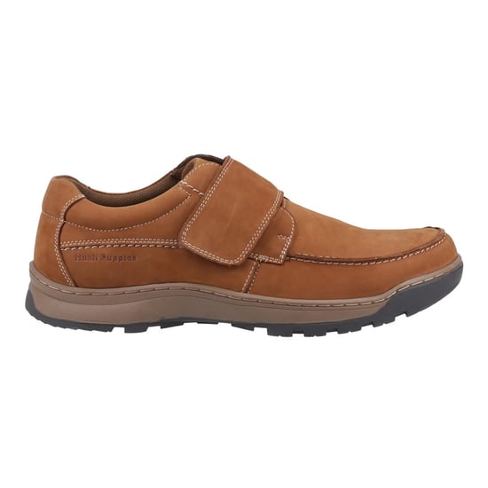 Hush Puppies Heren Casper Leren Klittenbandschoenen (Tan) - Image 4