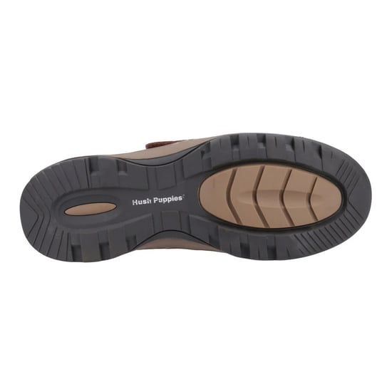 Hush Puppies Heren Casper Leren Klittenbandschoenen (Tan) - Image 5