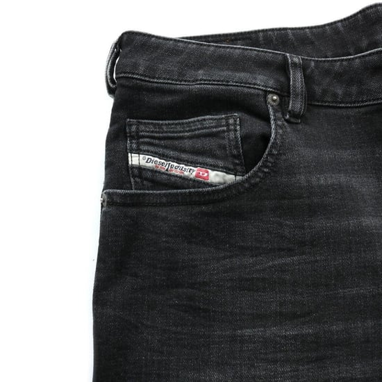Diesel Heren D-Yennox Denim Faded Jeans (Zwart) - Image 3