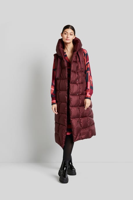Bugatti Damen Gewatteerd vest met asymmetrisch silhouet - Image 4