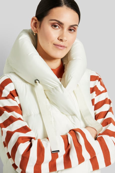 Bugatti Damen Gewatteerd vest met asymmetrisch silhouet - Image 5