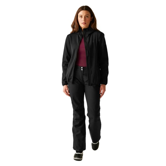 Dare 2B Dames/Dames Iced Soft Shell Jas (Zwart) - Image 5
