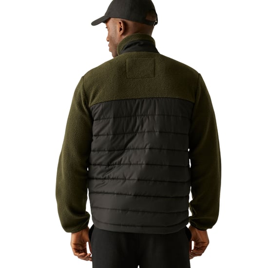 Regatta Heren Frankie Borg Full Zip Hybride Jas (Zwart) - Image 5