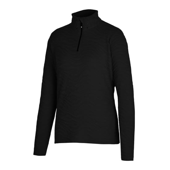 Dare 2B Dames Glamourize III Gequilted Kwartrits Midlayer (Zwart) - Image 3