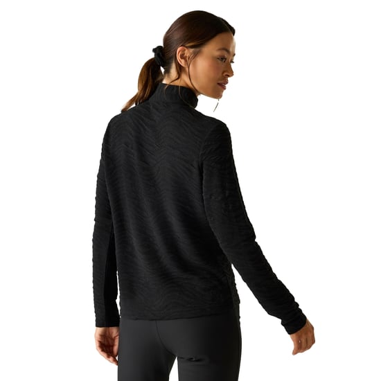 Dare 2B Dames Glamourize III Gequilted Kwartrits Midlayer (Zwart) - Image 4