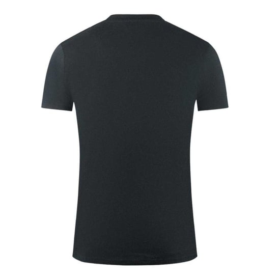 Aquascutum Heren Londen Aldis Logo T-Shirt (Zwart) - Image 2