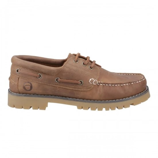 Cotswold Heren Inglecote Leren Bootsschoenen (Kameel) - Image 1