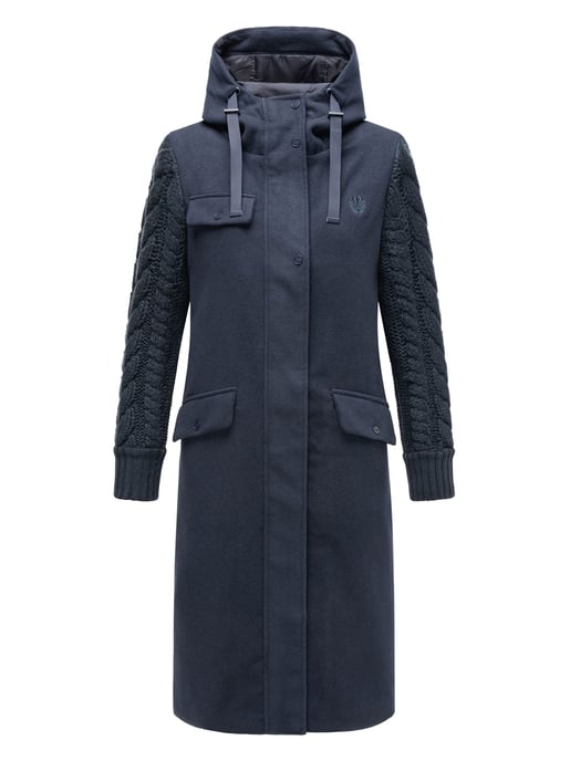 Navahoo Knit Babe dames wintermantel met gebreide mouwen - Image 2