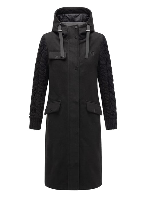 Navahoo Knit Babe dames wintermantel met gebreide mouwen - Image 2