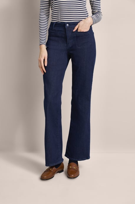 Bugatti Damen Jeans met vouw - Image 1