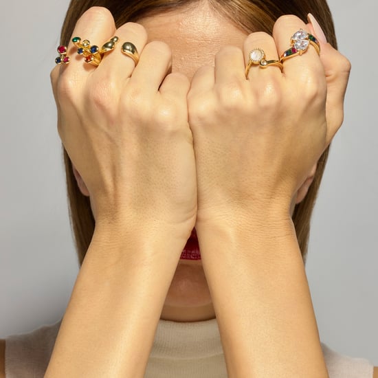 Luxenter ring met wit parelmoer 18k gouden afwerking - Yaran - Image 2