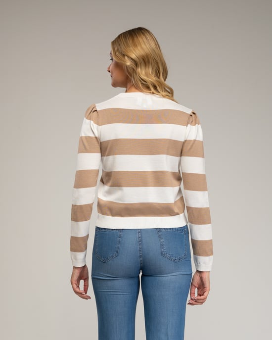 Gebreide trui met een ronde hals - Image 2
