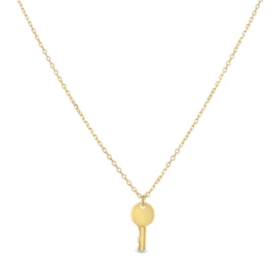 Luxenter Sterling Zilver 925 halsketting afgewerkt met 18K geel goud - Dikar - Image 1