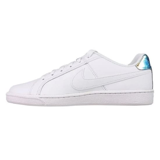 Nike Court Royale Zilveren Witte Sneakers Met Hak - Image 2