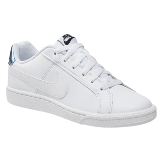 Nike Court Royale Zilveren Witte Sneakers Met Hak - Image 3