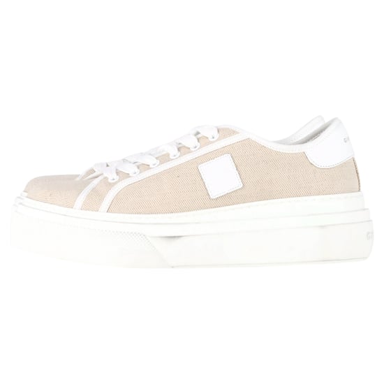 Givenchy City Platform Sneakers in Beige Canvas - Image 5