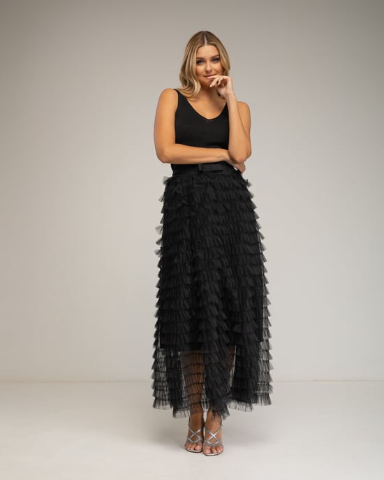 Lange rok met tule ruffles - Image 1