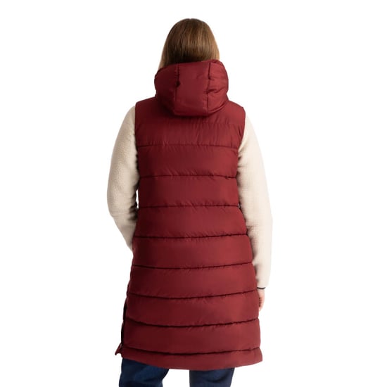 Trespass Dames/Dames Leona Gewatteerd Gilet (Donkere kers) - Image 3