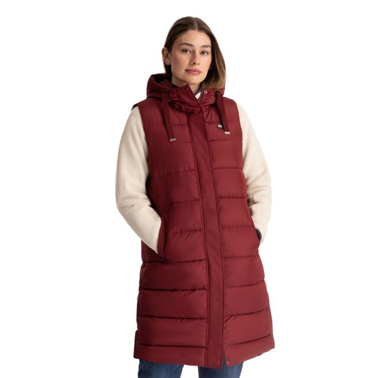 Trespass Dames/Dames Leona Gewatteerd Gilet (Donkere kers) - Image 4