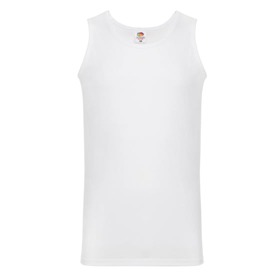 Fruit of the Loom Unisex Adult Valueweight Athletic Tank Top (Wit) - Image 1