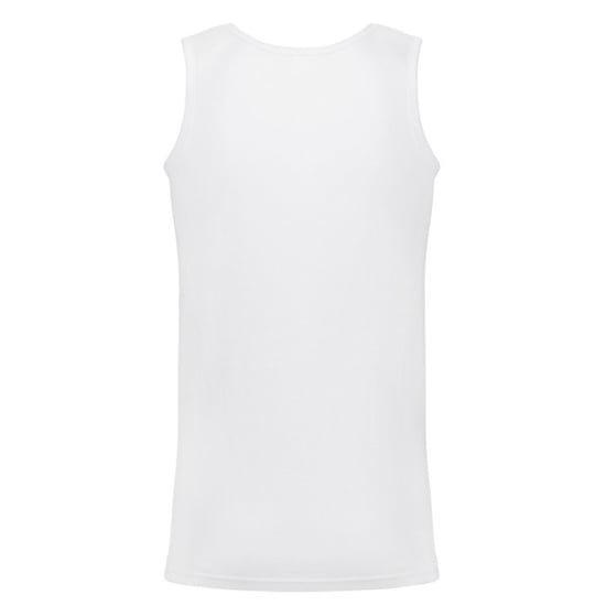 Fruit of the Loom Unisex Adult Valueweight Athletic Tank Top (Wit) - Image 2