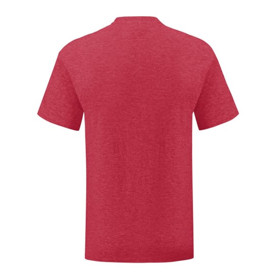 Fruit of the Loom Unisex Adult Iconic Heather T-Shirt (Heide Rood) - Image 2