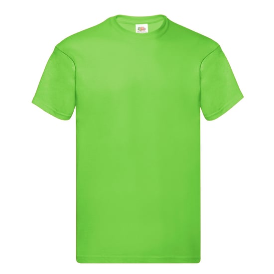 Fruit of the Loom Unisex Origineel Katoenen T-shirt voor volwassenen (Kalk) - Image 1