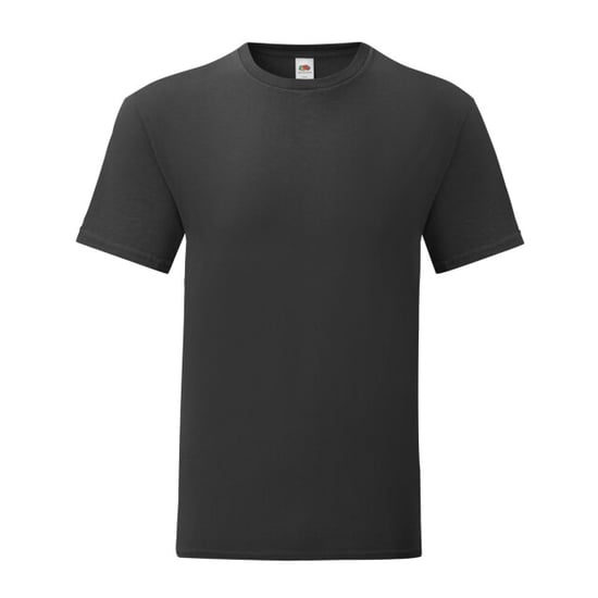 Fruit of the Loom Unisex volwassen iconisch T-shirt (Zwart) - Image 1