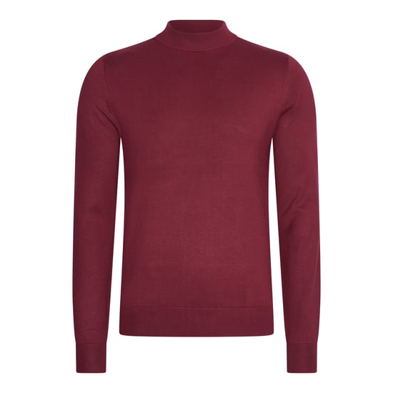 Mario Russo Sweaters Turtle Neck Trui Bordeaux Rood - Image 1