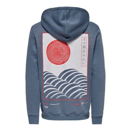 Only & Sons Hoodies Keane Hoodie Blauw - Image 2
